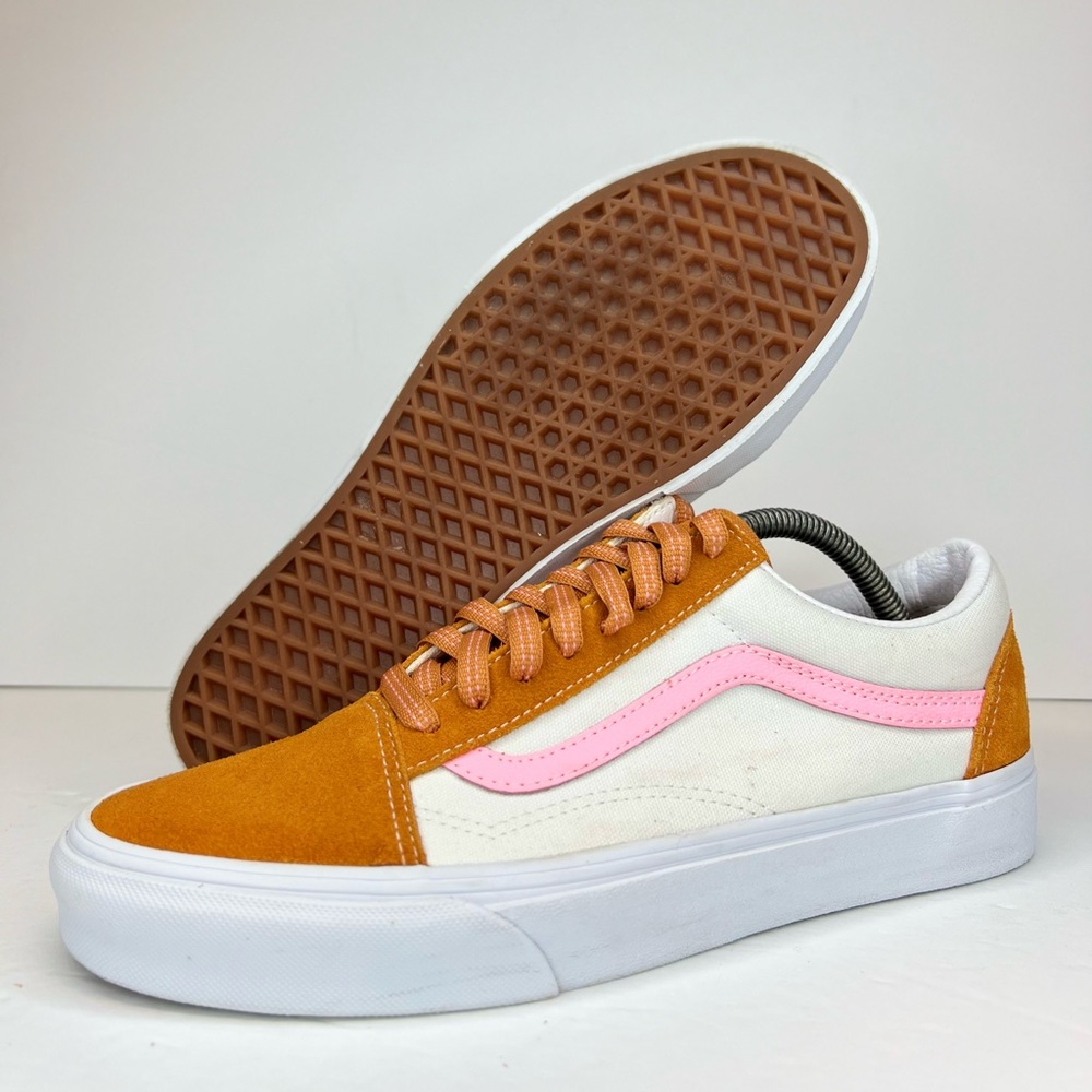 Vans Old Skool Sport Pop 721454 Unisex M9/W10.5 Desert/Cotton Candy Superb!